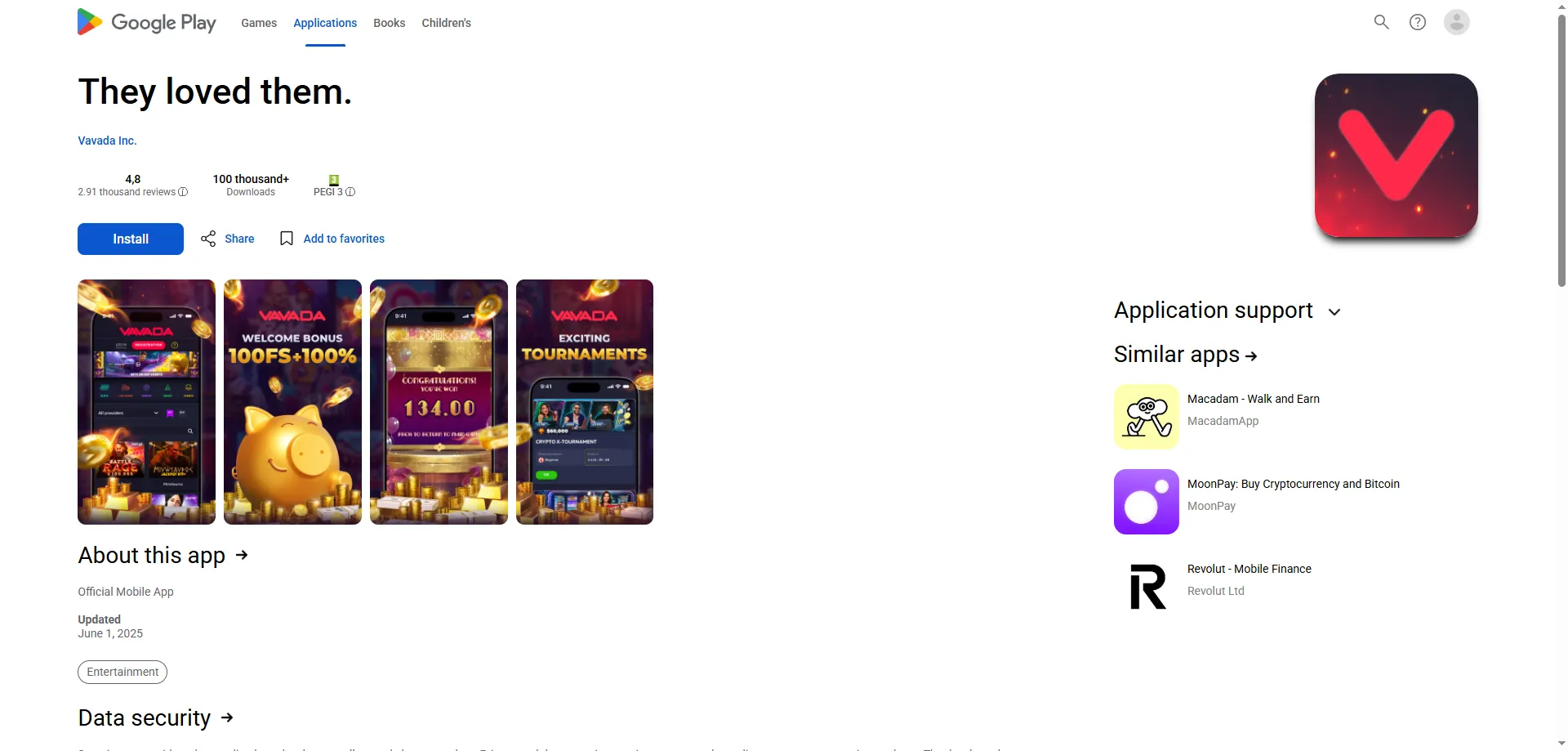 Vavada Casino na telefon – mobilna wersja przeglądarki Android iOS