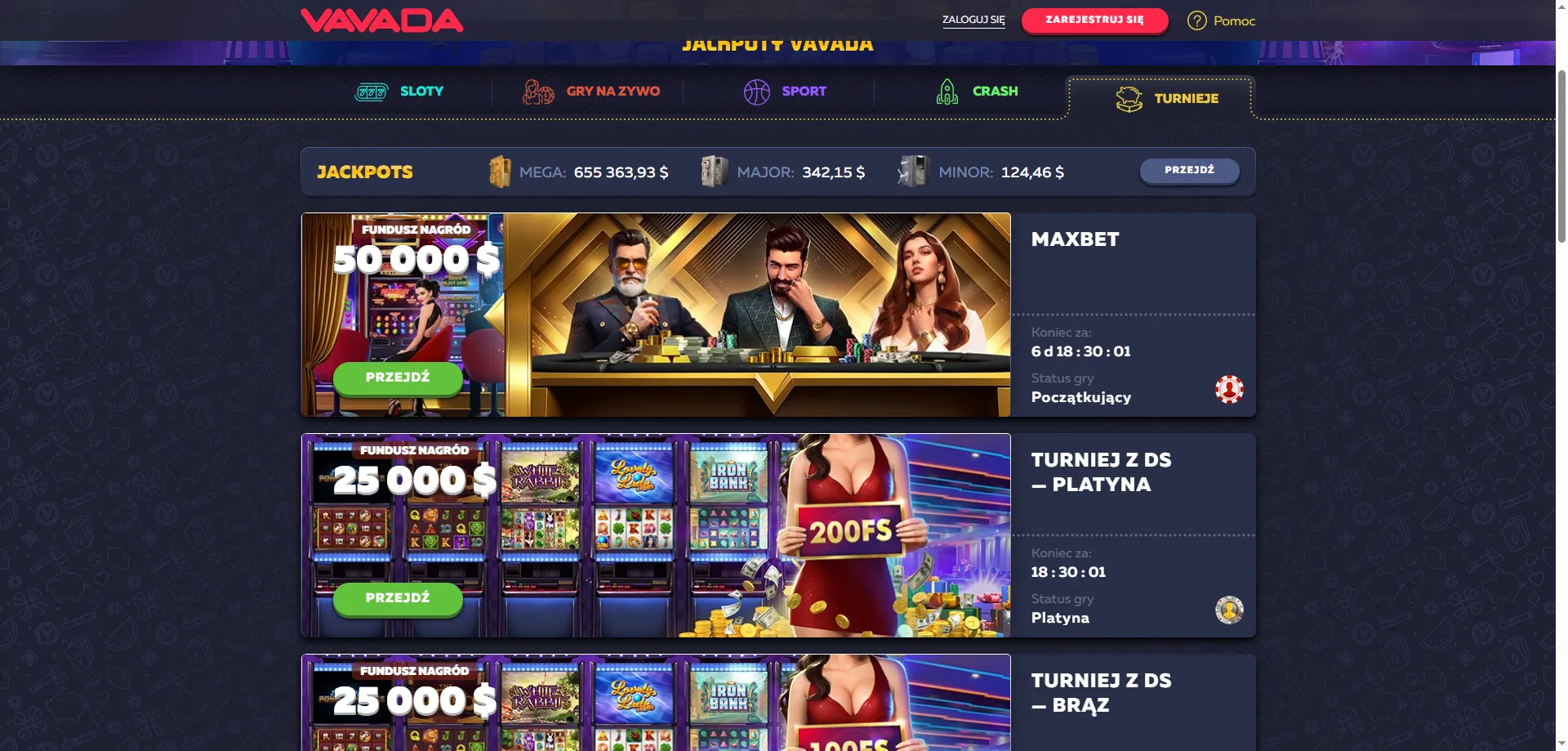 Bonusy i promocje Vavada Casino 2026 – bonus powitalny i free spiny